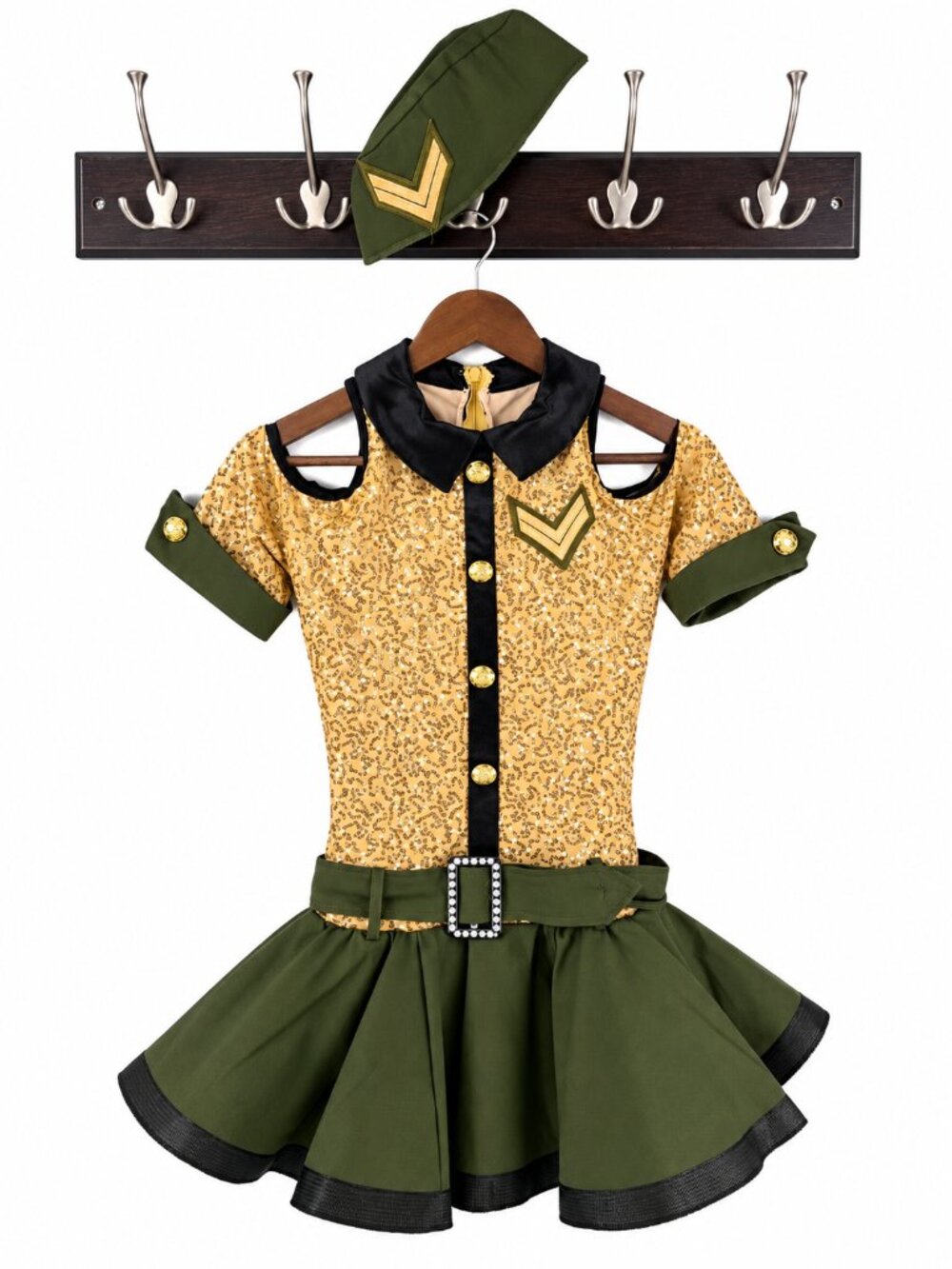Weissman Mighty Wings Military Dance Costume Flight Attendant Pilot Cosplay WW2